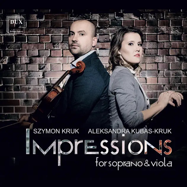 Impressions for soprano and viola album cover